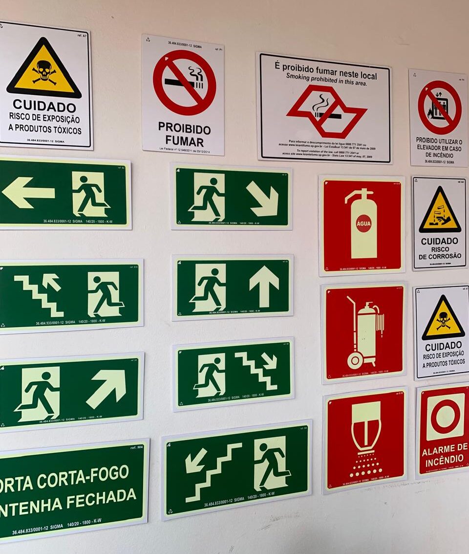placas de sinalização sigma sinalizações